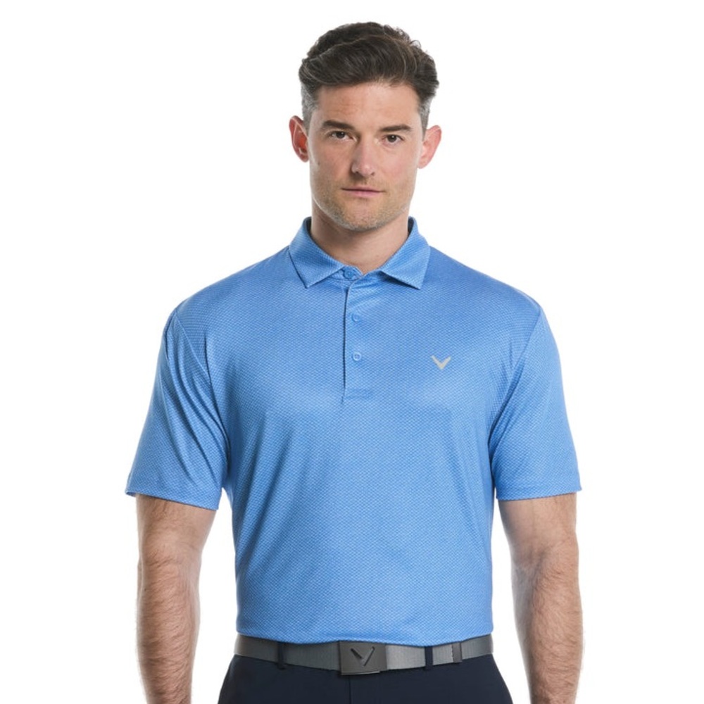 NWT Callaway Men’s XXL Regatta Blue Golf Polo Shirt Performance Stretch